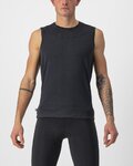 CASTELLI camiseta sin mangas - BANDITO WOOL - negro