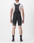 CASTELLI pantalones cortos de tirantes - PREMIO BLACK LTD EDITION - negro/dorado