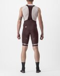 CASTELLI pantalones cortos de tirantes - FREE AERO RC CLASSIC - granate/blanco