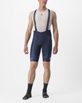 CASTELLI pantalones cortos de tirantes - FREE AERO RC KIT - azul/blanco