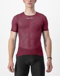 CASTELLI Camiseta de manga corta - PRO MESH 2.0 - granate