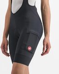 CASTELLI pantalones cortos de tirantes - UNLIMITED CARGO W - negro