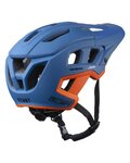 KENNY casco - SCRAMBLER KID - naranja/azul