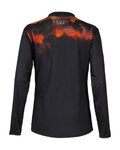 KENNY maillot de verano de manga larga - CHARGER - negro/naranja