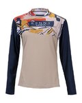 KENNY maillot de verano de manga larga - CHARGER - beige/azul