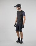 KENNY pantalones cortos sin tirantes - ROOT - negro