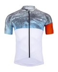 KENNY jersey de manga corta - TECH SUMMER - blanco/azul
