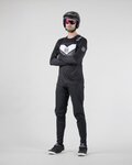 KENNY maillot de verano de manga larga - PROLIGHT - negro/blanco