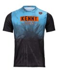 KENNY jersey de manga corta - CHARGER - negro/turquesa