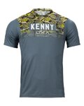 KENNY jersey de manga corta - CHARGER - gris/amarillo