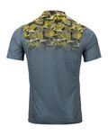 KENNY jersey de manga corta - CHARGER - gris/amarillo