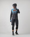 KENNY maillot de verano de manga larga - CHARGER  - azul claro/azul