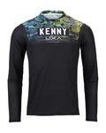 KENNY maillot de verano de manga larga - CHARGER - azul/verde/negro