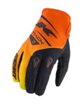KENNY guantes de dedos largos - GLOVES TRACK 24 - naranja/negro
