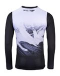KENNY maillot de verano de manga larga - EVO PRO 24 - blanco/rosa/azul/negro