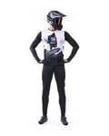KENNY maillot de verano de manga larga - EVO PRO 24 - blanco/rosa/azul/negro