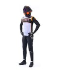 KENNY maillot de verano de manga larga - EVO PRO 24 - blanco/naranja/negro