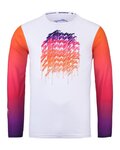 KENNY maillot de verano de manga larga - ELITE 25 - blanco/rosa