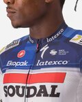 CASTELLI jersey de manga corta - QUICKSTEP AERO RACE 6.1 - azul/blanco