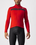 CASTELLI maillot de invierno de manga larga - PURO 3 - rojo