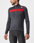 CASTELLI maillot de invierno de manga larga - PURO 3 - gris