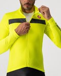 CASTELLI maillot de invierno de manga larga - PURO 3 - amarillo