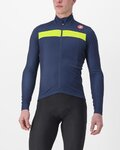 CASTELLI maillot de invierno de manga larga - PURO 3 - azul