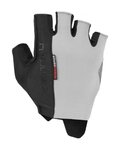 CASTELLI guantes de dedos cortos - ROSSO CORSA ESPRESSO - gris