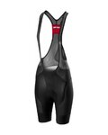 CASTELLI pantalones cortos de tirantes - FREE AERO 4 W - negro