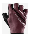 CASTELLI guantes de dedos cortos - DOLCISSIMA 2 W - granate