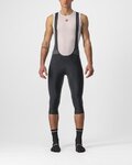 CASTELLI Pantalón 3/4 con tirantes - ENTRATA - negro