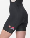 CASTELLI pantalones cortos de tirantes - PRIMA - negro/rosa
