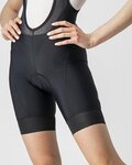 CASTELLI pantalones cortos de tirantes - PRIMA - negro/rosa