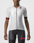 CASTELLI jersey de manga corta - FREE SPEED 2W RACE - blanco/negro