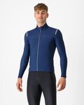 CASTELLI maillot de invierno de manga larga - TUTTO NANO ROS - azul