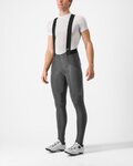 CASTELLI pantalones largos con tirantes - SORPASSO ROS - gris