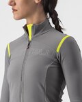 CASTELLI maillot de invierno de manga larga - TUTTO NANO ROS W - gris