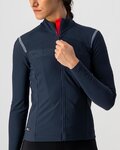 CASTELLI maillot de invierno de manga larga - TUTTO NANO ROS W - azul
