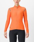 CASTELLI maillot de invierno de manga larga - TUTTO NANO RoS W - naranja