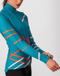 CASTELLI maillot de invierno de manga larga - DIAGONAL - azul