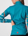 CASTELLI maillot de invierno de manga larga - DIAGONAL - azul