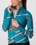 CASTELLI maillot de invierno de manga larga - DIAGONAL - azul