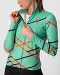 CASTELLI maillot de invierno de manga larga - DIAGONAL - verde