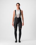 CASTELLI pantalones largos con tirantes - SORPASSO ROS W - negro