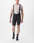 CASTELLI pantalones cortos de tirantes - PREMIO BLACK - negro/blanco