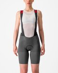 CASTELLI pantalones cortos de tirantes - PREMIO BLACK - gris