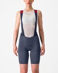 CASTELLI pantalones cortos de tirantes - PREMIO BLACK - azul