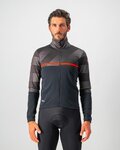 CASTELLI chaqueta aislante - FINESTRE - negro/rojo