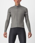 CASTELLI maillot de invierno de manga larga - FONDO - gris