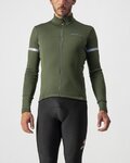 CASTELLI maillot de invierno de manga larga - FONDO - verde